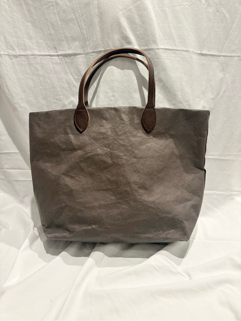 Uashmama dark grey washable paper tote - Picture 2 of 7